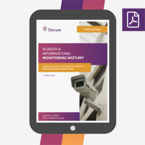 (eBook) Klauzula informacyjna: monitoring wizyjny