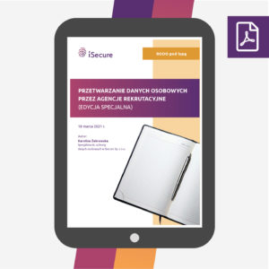 (eBook) Przetwarzanie danych osobowych przez agencje rekrutacyjne