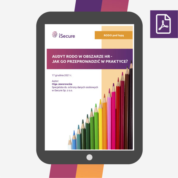 (eBook) Audyt RODO w obszarze HR - jak go przeprowadzić w praktyce?