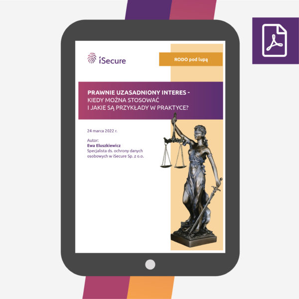 (eBook) Prawnie uzasadniony interes - kiedy można stosować i jakie są przykłady w praktyce?