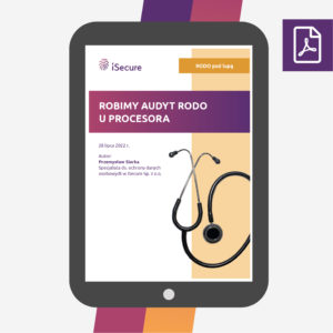 (ebook) Robimy audyt RODO u procesora