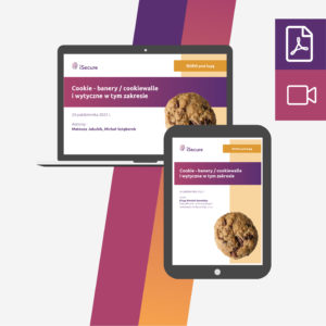 (szkolenie online: eBook + webinar) Cookie - banery / cookiewalle i wytyczne w tym zakresie
