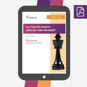 (ebook) Czy Twój IOD rzetelnie wykonuje swoje obowiązki?