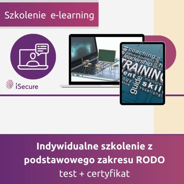 (szkolenie e-learning) Indywidualne szkolenie z podstawowego zakresu RODO
