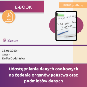(eBook) Udostępnianie danych osobowych na żądanie organów państwa oraz podmiotów danych