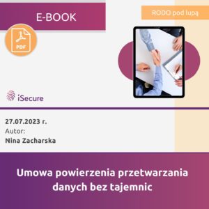 (eBook) Umowa powierzenia przetwarzania danych bez tajemnic