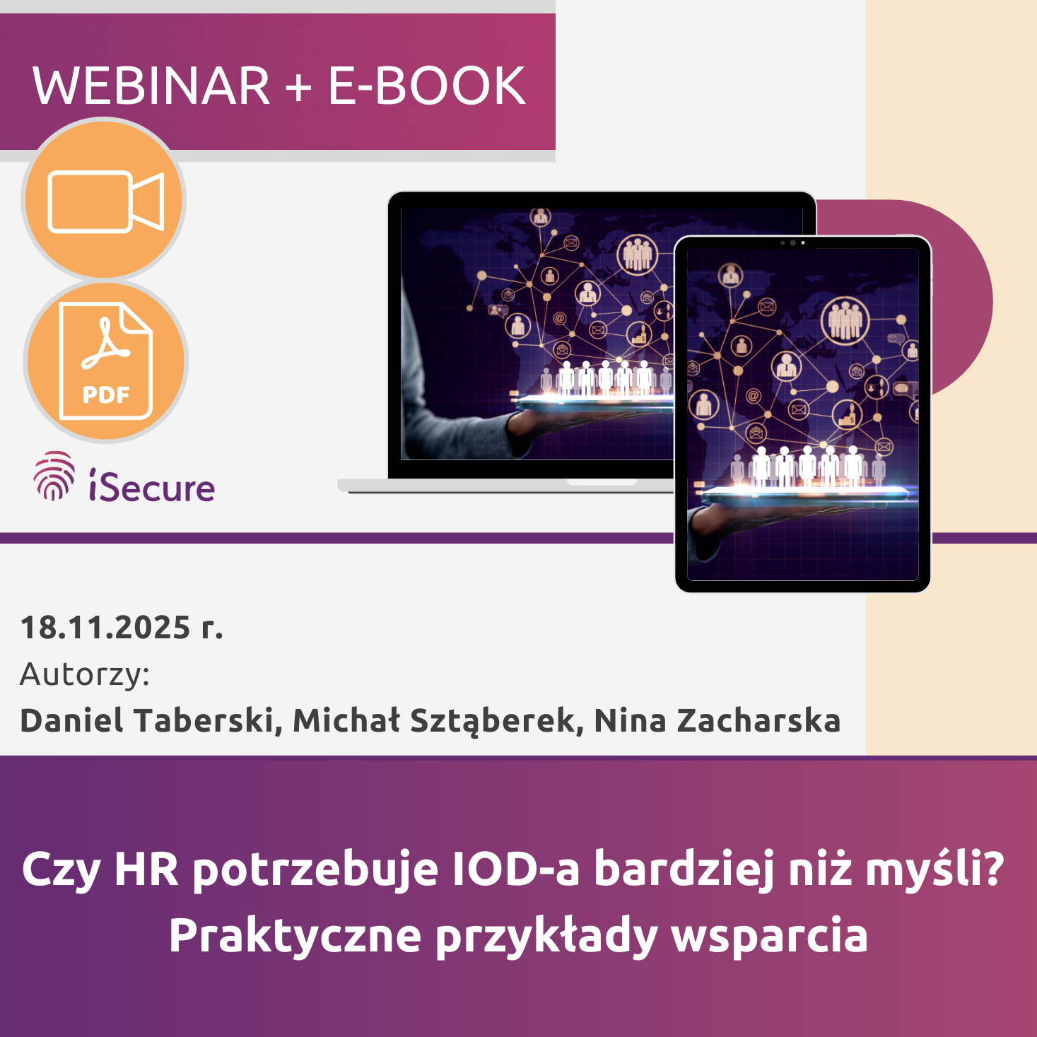 (szkolenie on-line: eBook + webinar) Czy HR potrzebuje IOD-a bardziej niż myśli? Praktyczne przykłady wsparcia